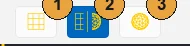 View layout switches in the top bar